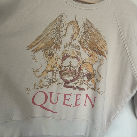 Daydreamer x Free People Cotton Raglan Sleeve Boxy Fit Graphic Sweatshirt S - Picture 5 of 9